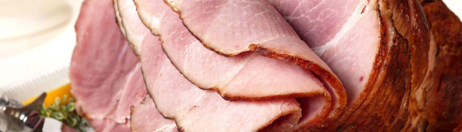 all-natural ham sliced