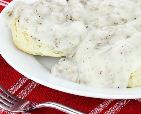 sausage gravy from our family farm