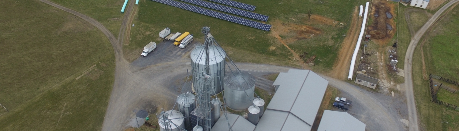 non-gmo mill and solar panels