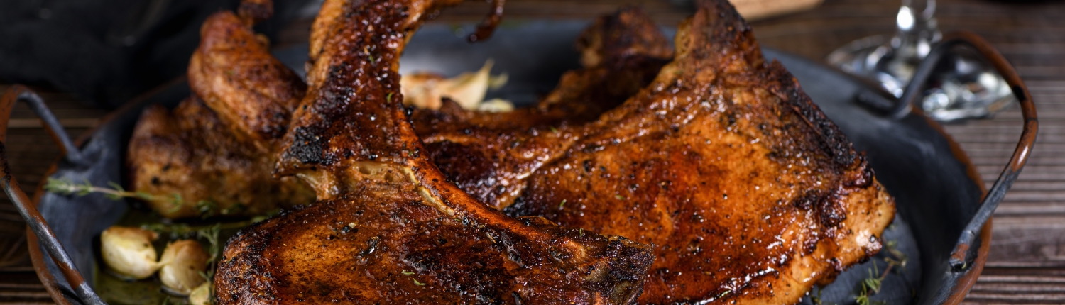pork chops and apples