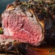 Grass-fed prime rib roast with homemade herbs and spices