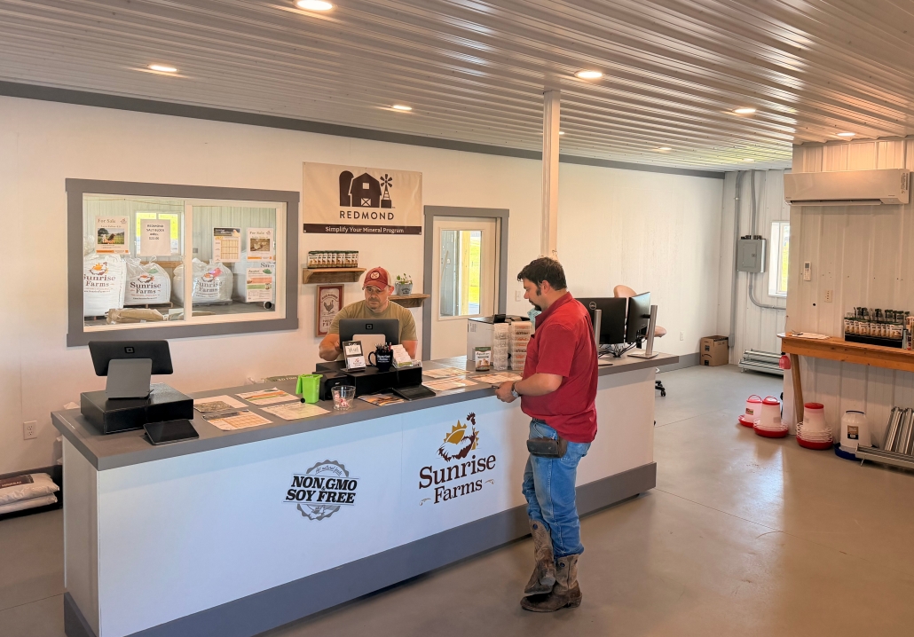 Feed Store Check Out Inside Feed Store