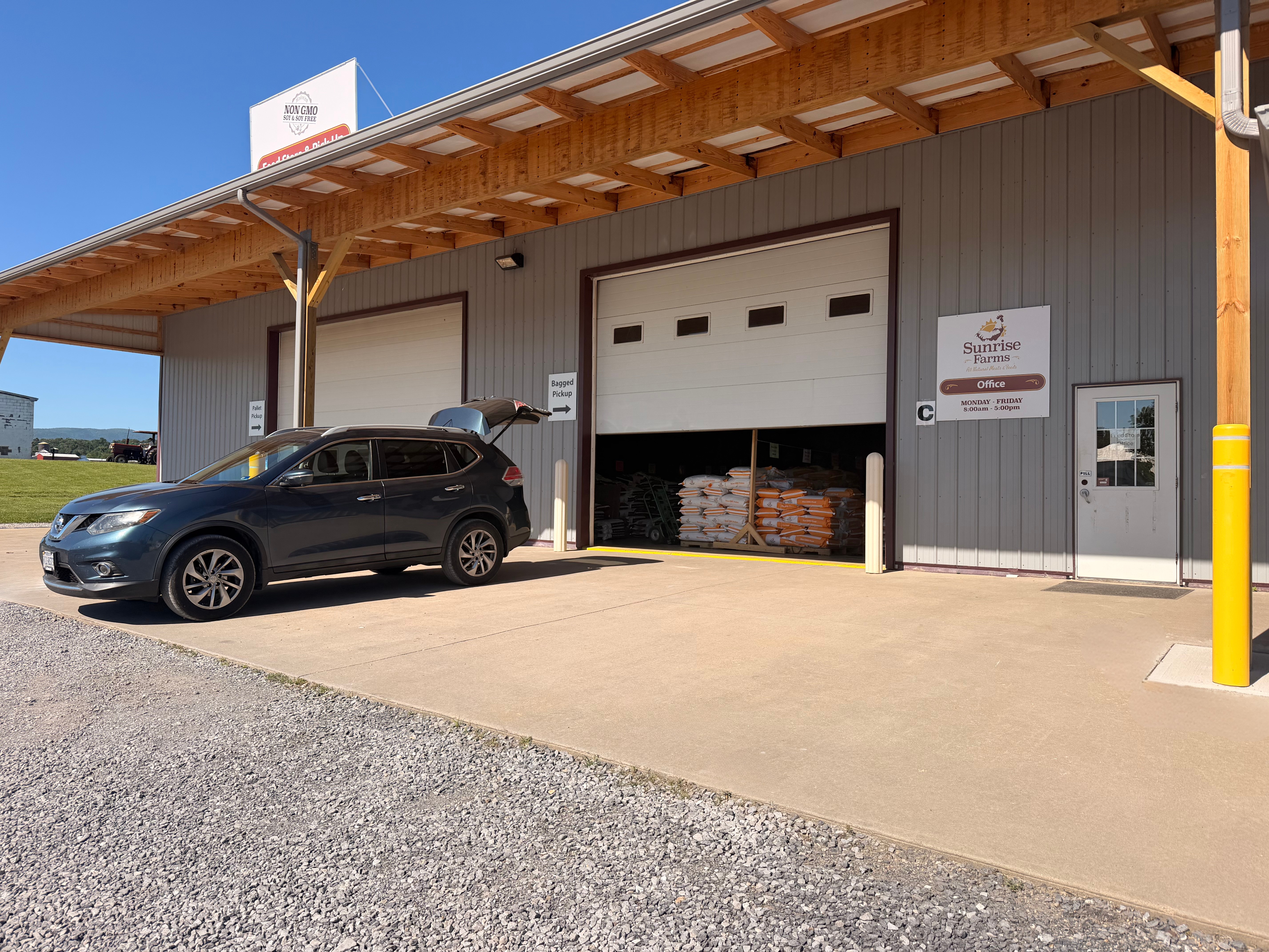 Feed Loading area